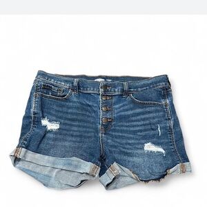 Old Navy Distressed Blue Jean Shorts